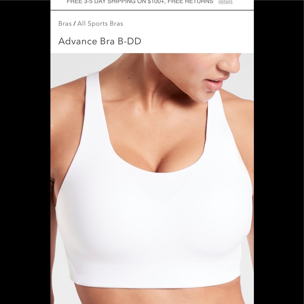 Athleta Advance Bra XL A-C  Cup Reg. $54